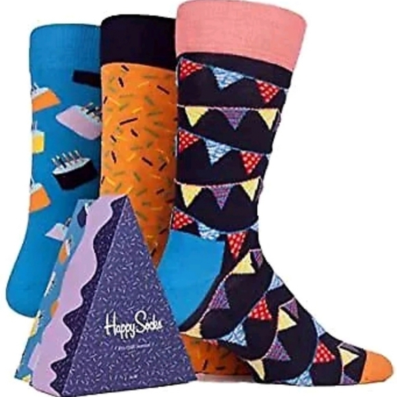 Happy Socks Accessories Happy Socks Birthday Cake Gift Box Poshmark